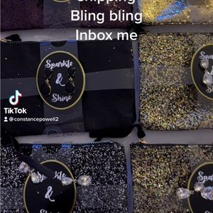 Clutch and earring set